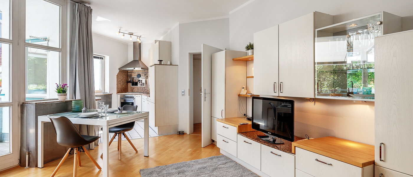 мансардная квартира München Maxvorstadt 04 жилое пространство 12588