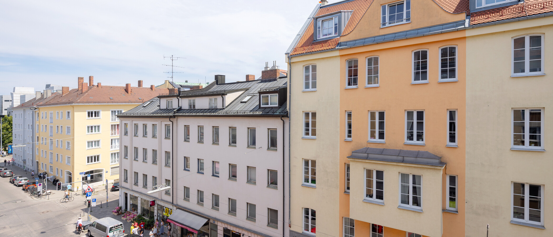 квартира München Maxvorstadt - Universitätsviertel 01 вид из окна 12593