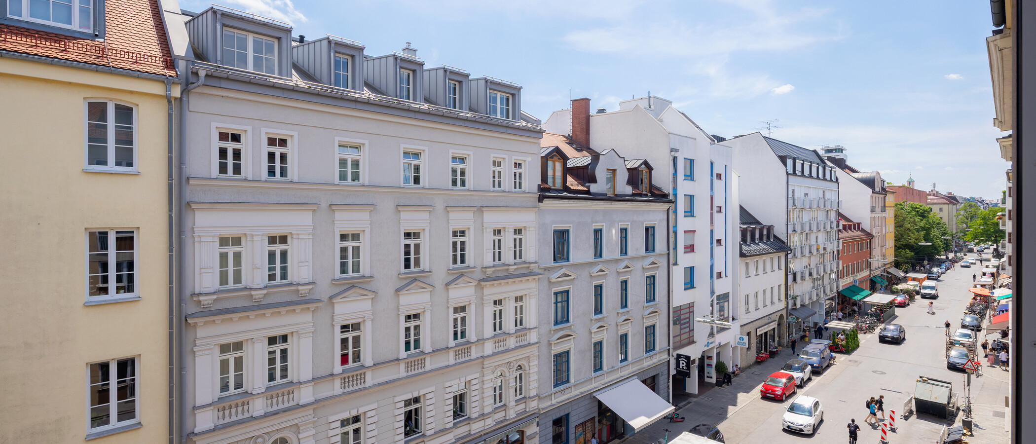 квартира München Maxvorstadt - Universitätsviertel 02 вид из окна 12593