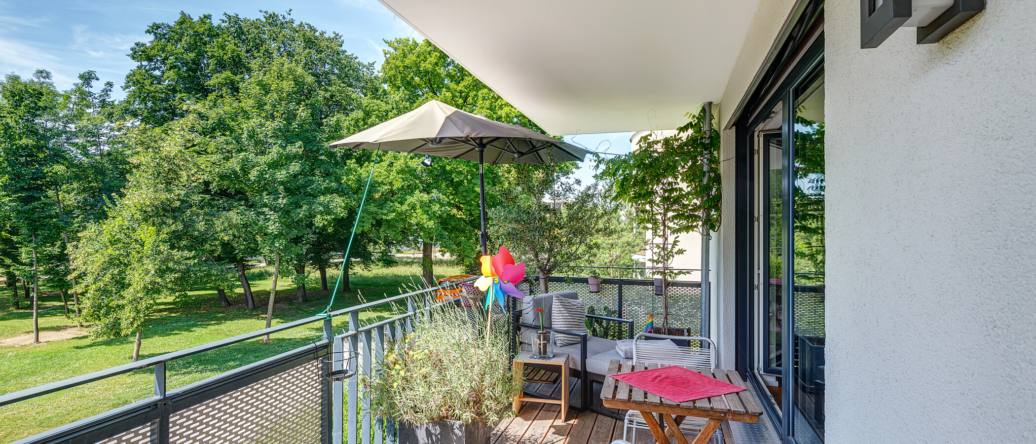 квартира München Schwabing - Domagkpark 01 балкон 12597