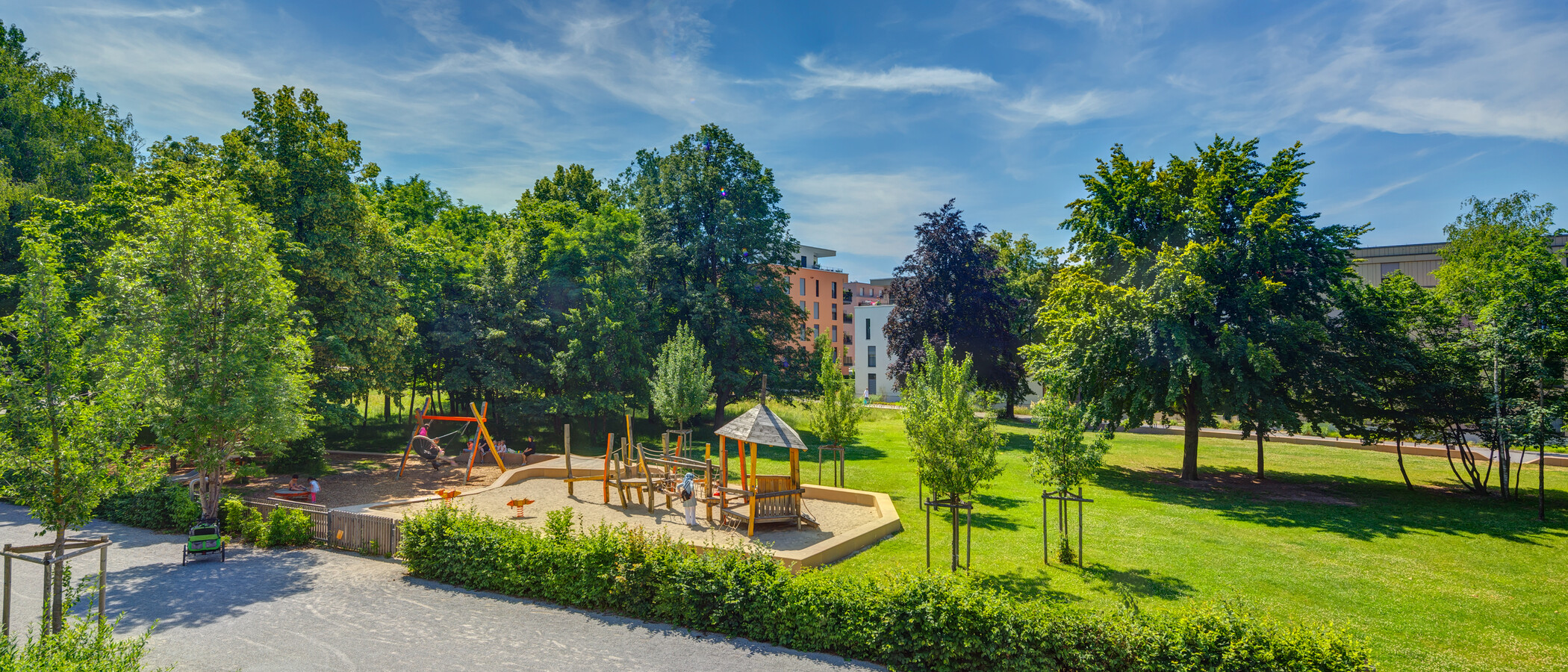 квартира München Schwabing - Domagkpark 03 вид из окна 12597