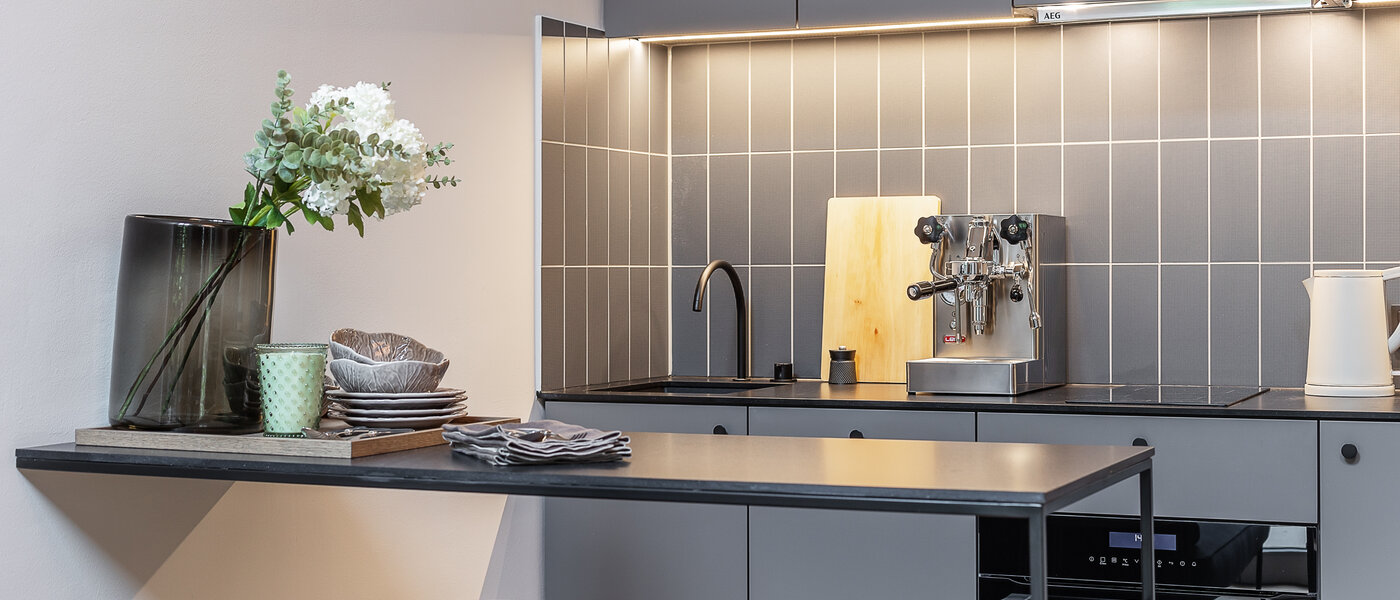 двухэтажная квартира-галерея München Herzogpark 02 кухня 12611