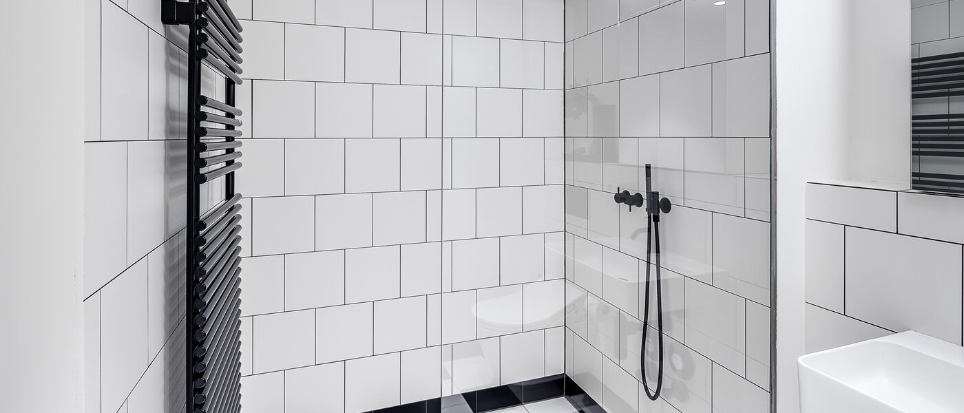 двухэтажная квартира-галерея München Herzogpark 01 ванная комната 12611