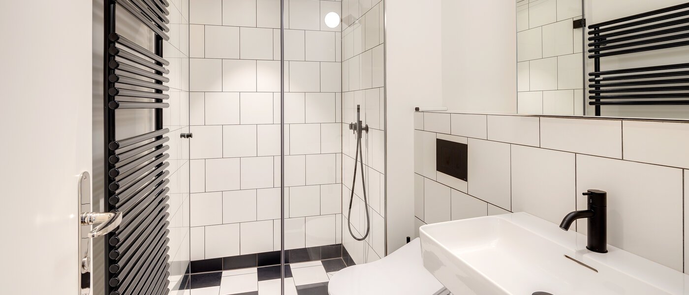 двухэтажная квартира-галерея München Herzogpark 01 ванная комната 12615