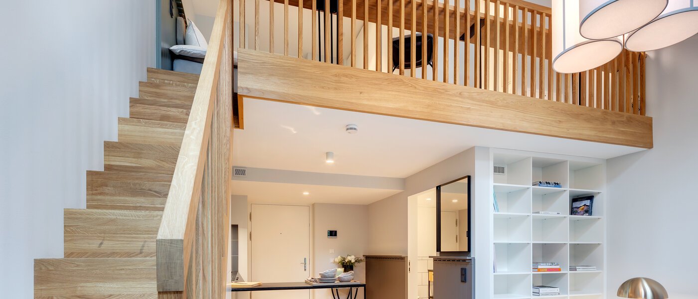 двухэтажная квартира-галерея München Herzogpark 03 жилое пространство 12615