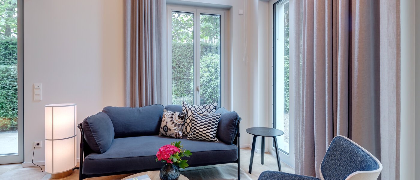 двухэтажная квартира-галерея München Herzogpark 03 жилое пространство 12616