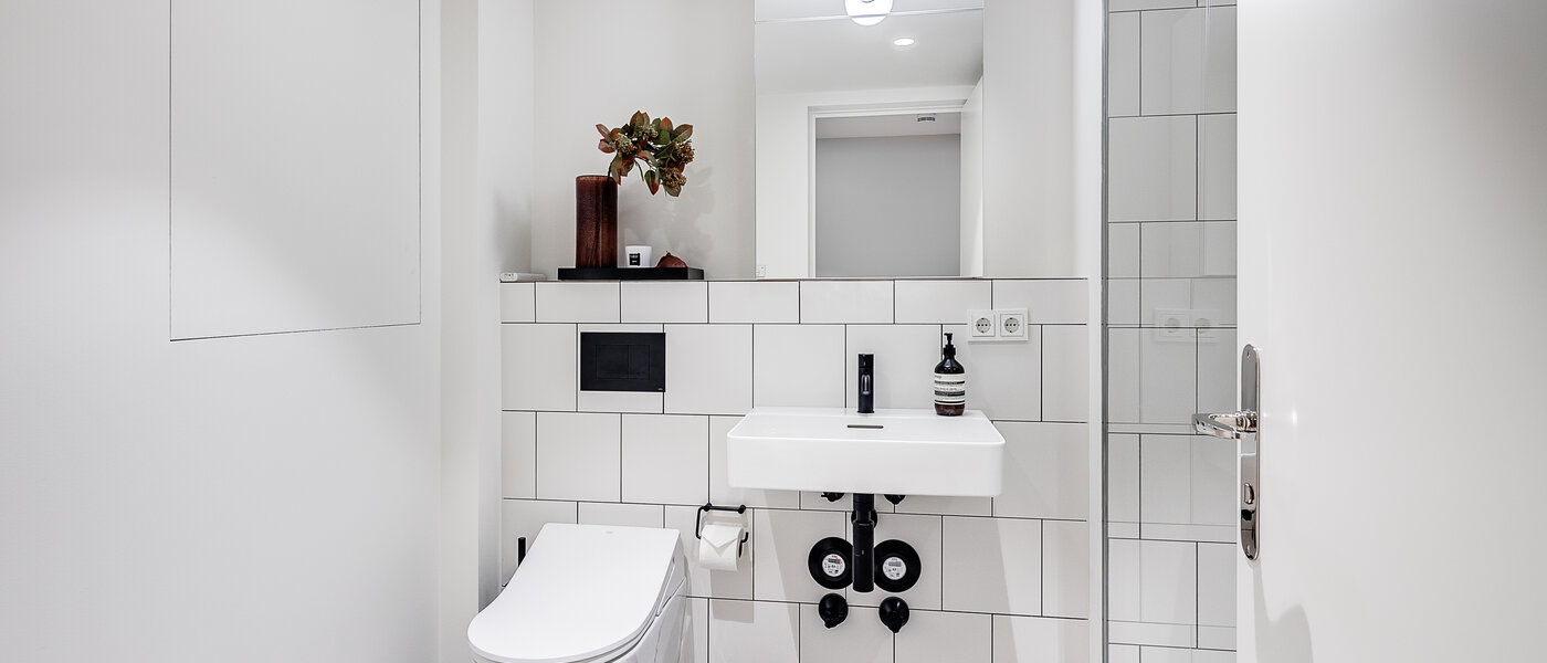 двухэтажная квартира-галерея München Herzogpark 03 ванная комната 12618