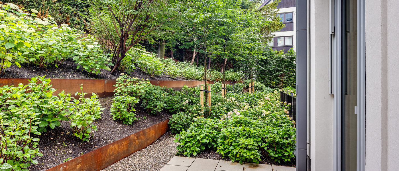 двухэтажная квартира-галерея München Herzogpark 03 терраса 12618