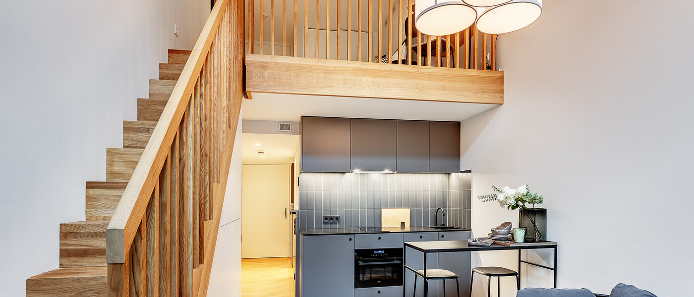 двухэтажная квартира-галерея München Herzogpark 04 жилое пространство 12618