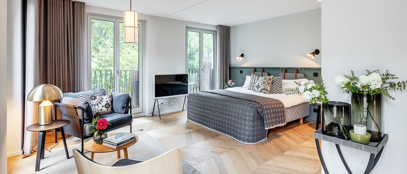 квартира München Herzogpark 02 жилое пространство 12619