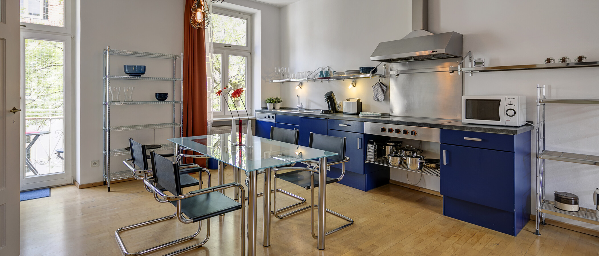 квартира München Schwabing (links der Leopoldstraße) 01 кухня 1262