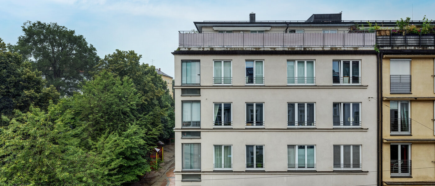 квартира München Glockenbachviertel 02 вид из окна 12645