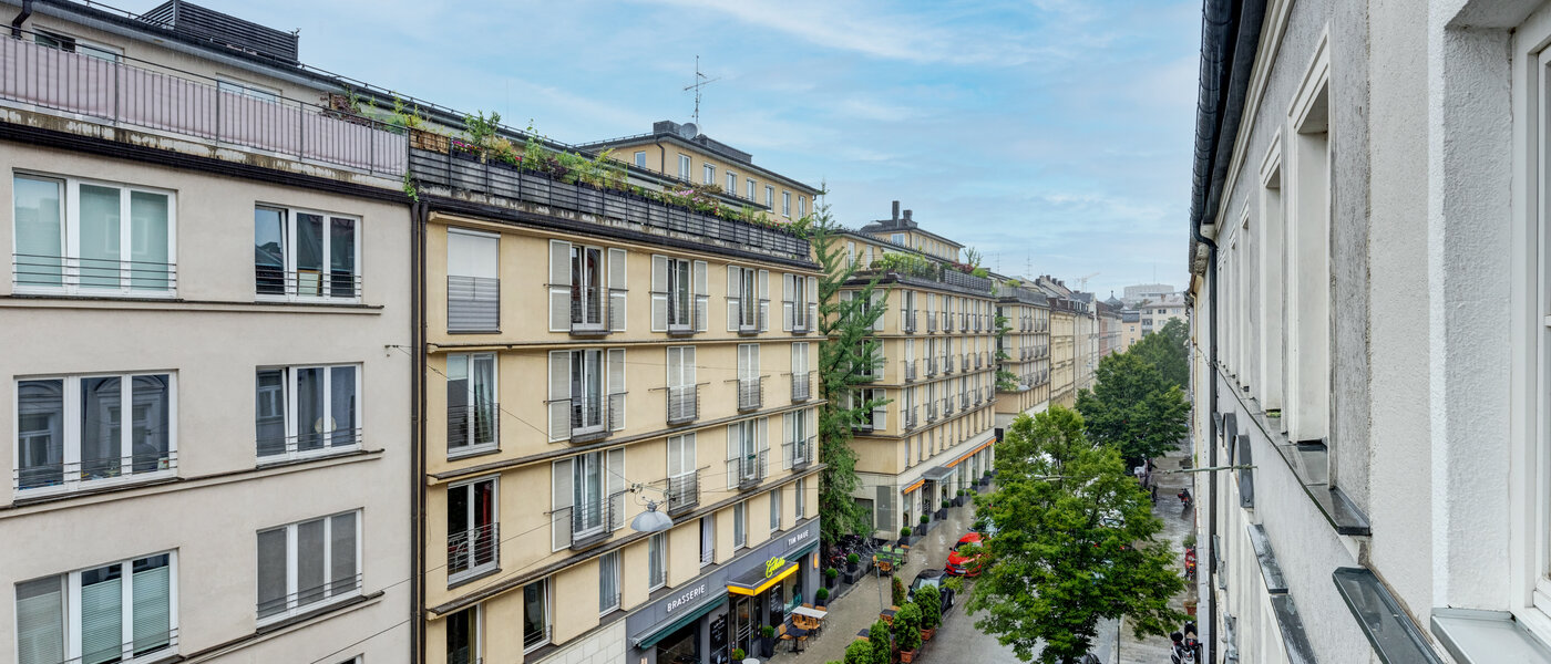 квартира München Glockenbachviertel 03 вид из окна 12645