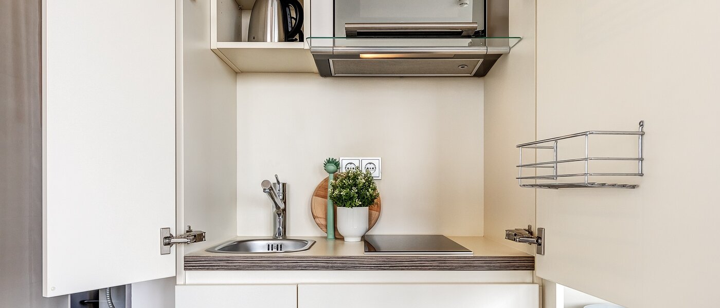 квартира München Olympiadorf 03 кухня 12647