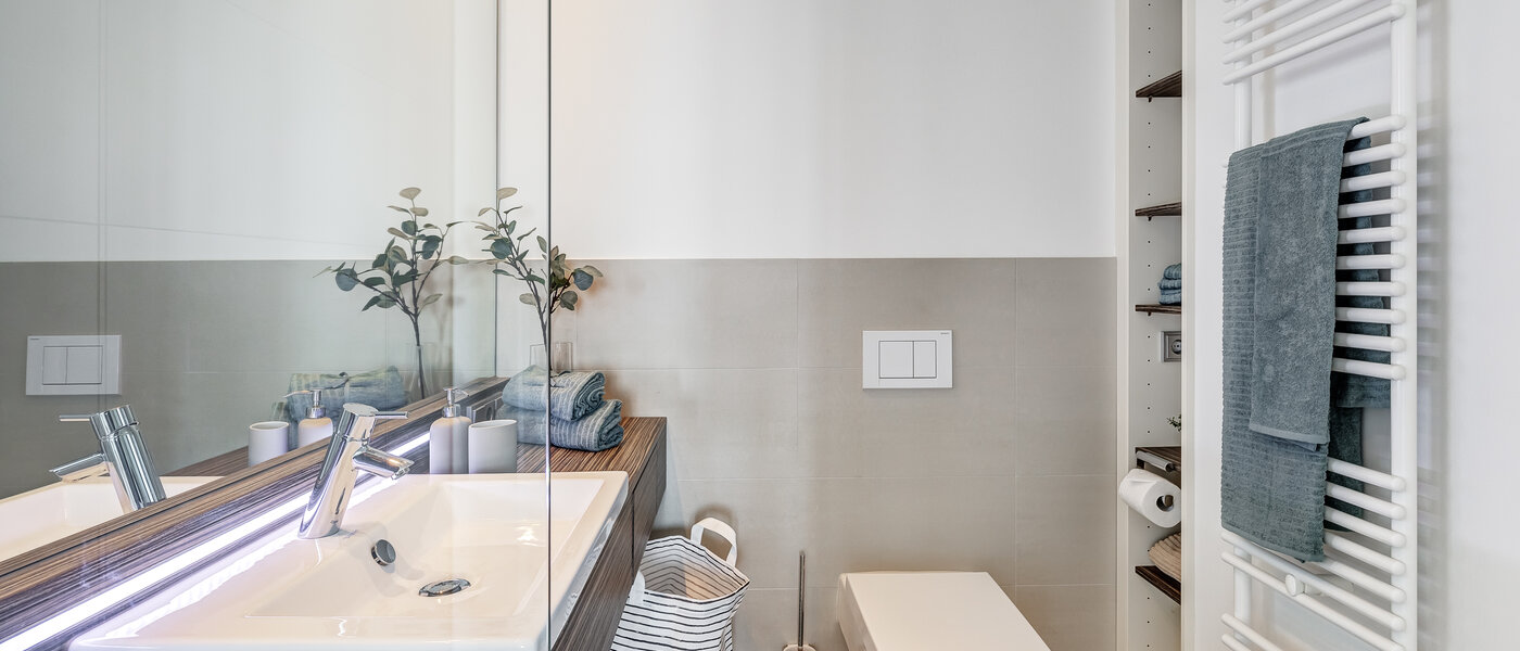 квартира München Olympiadorf 02 ванная комната 12647