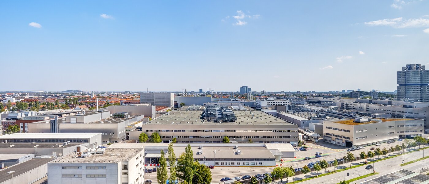 квартира München Olympiadorf 02 вид из окна 12647