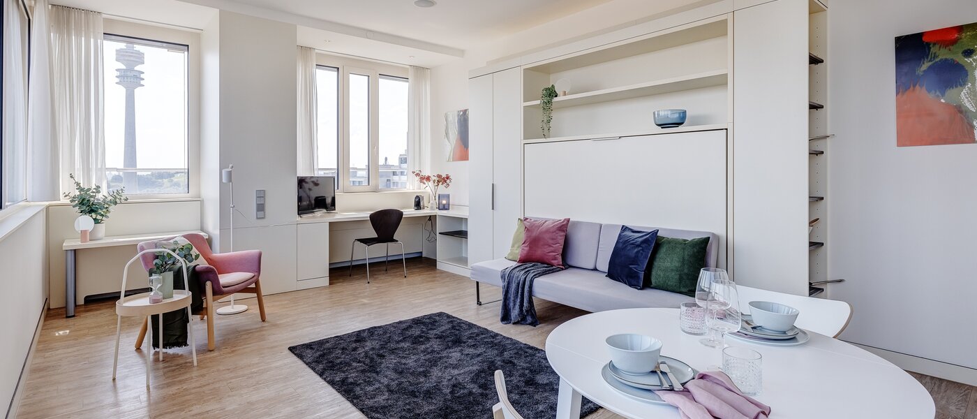 квартира München Olympiadorf 02 жилое пространство 12647