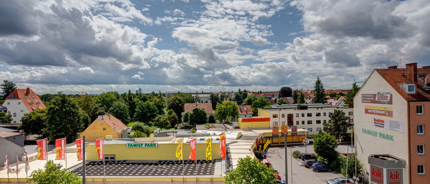 двухэтажная квартира München Pasing 05 вид из окна 12653