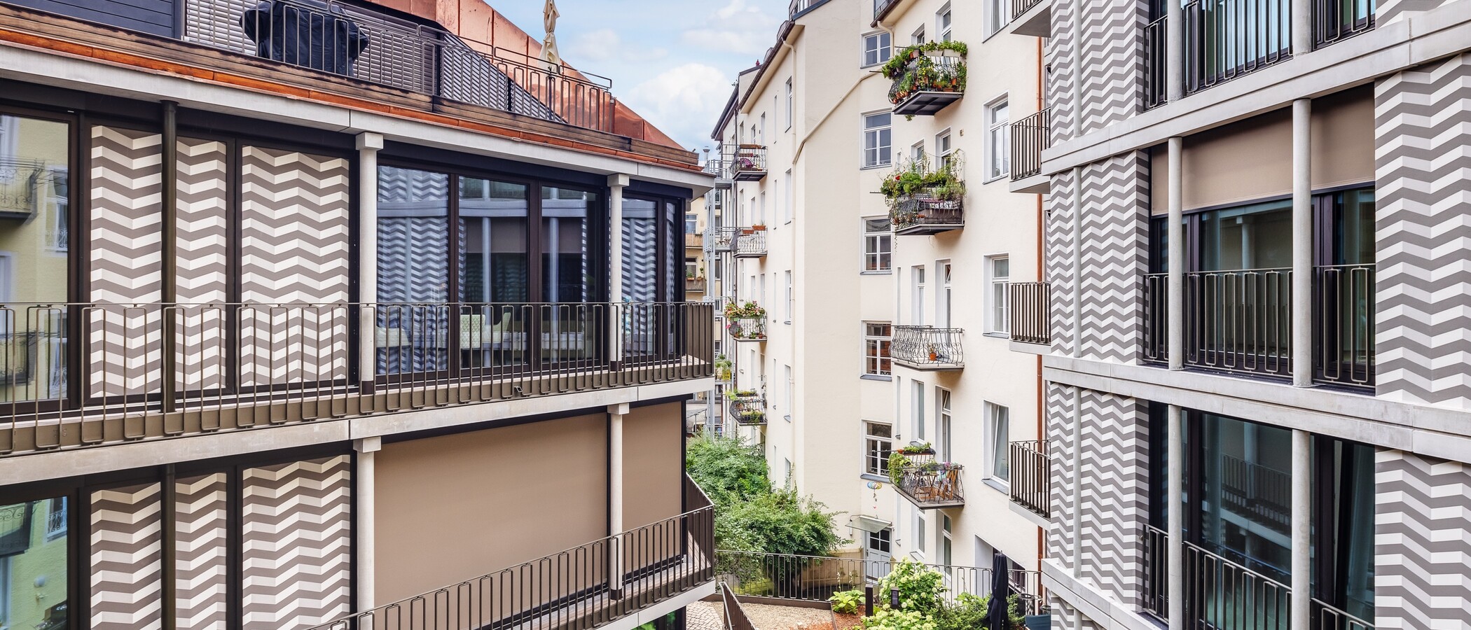 квартира München Gärtnerplatzviertel 05 вид из окна 12664