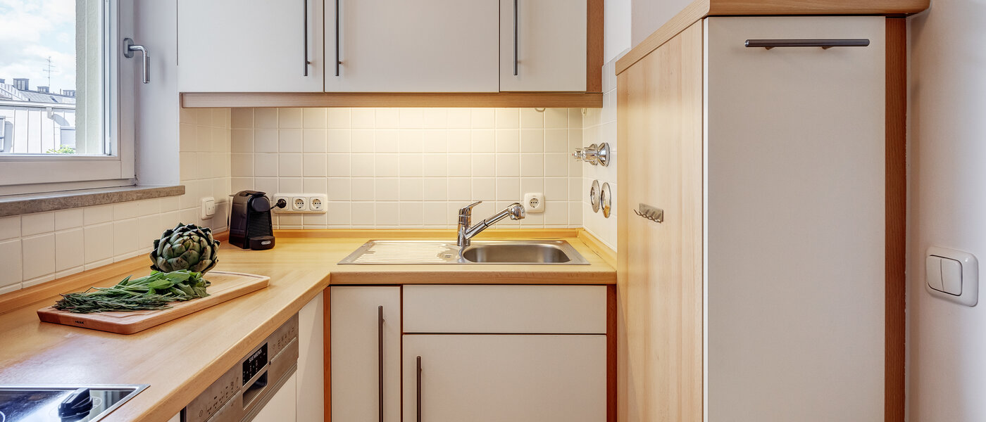 квартира München Glockenbachviertel 02 кухня 12668