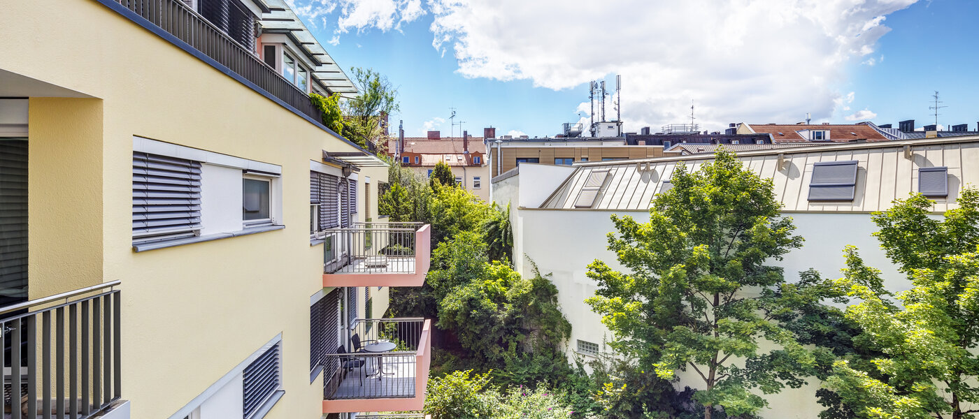 квартира München Glockenbachviertel 01 вид из окна 12668