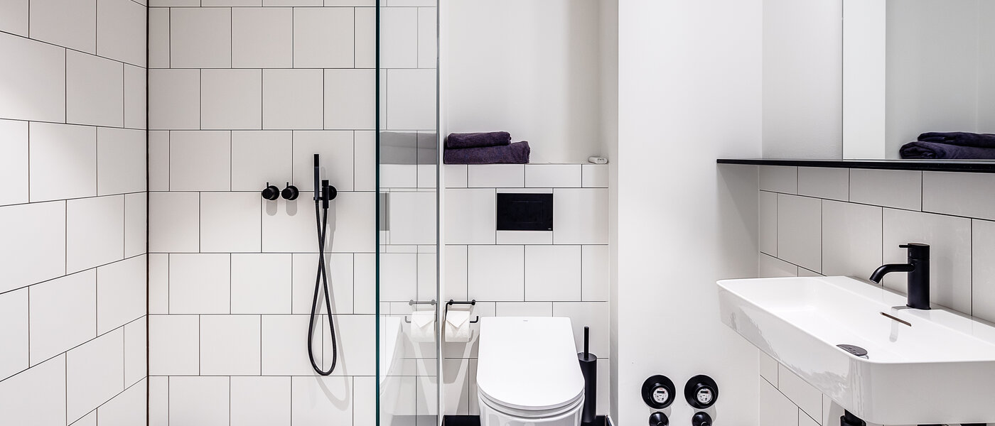 квартира München Herzogpark 01 ванная комната 12678