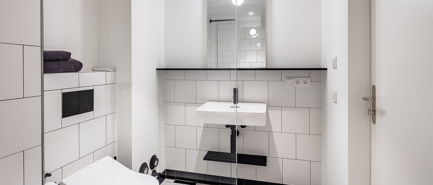 квартира München Herzogpark 04 ванная комната 12678