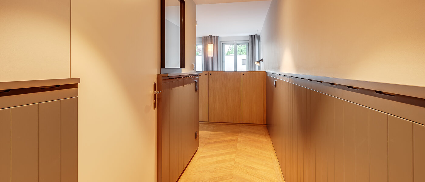 квартира München Herzogpark 01 коридор 12678