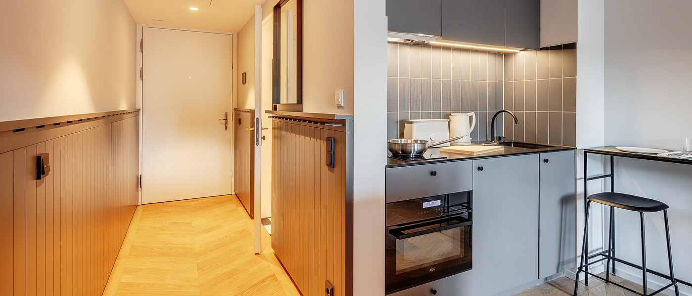 квартира München Herzogpark 03 коридор 12678