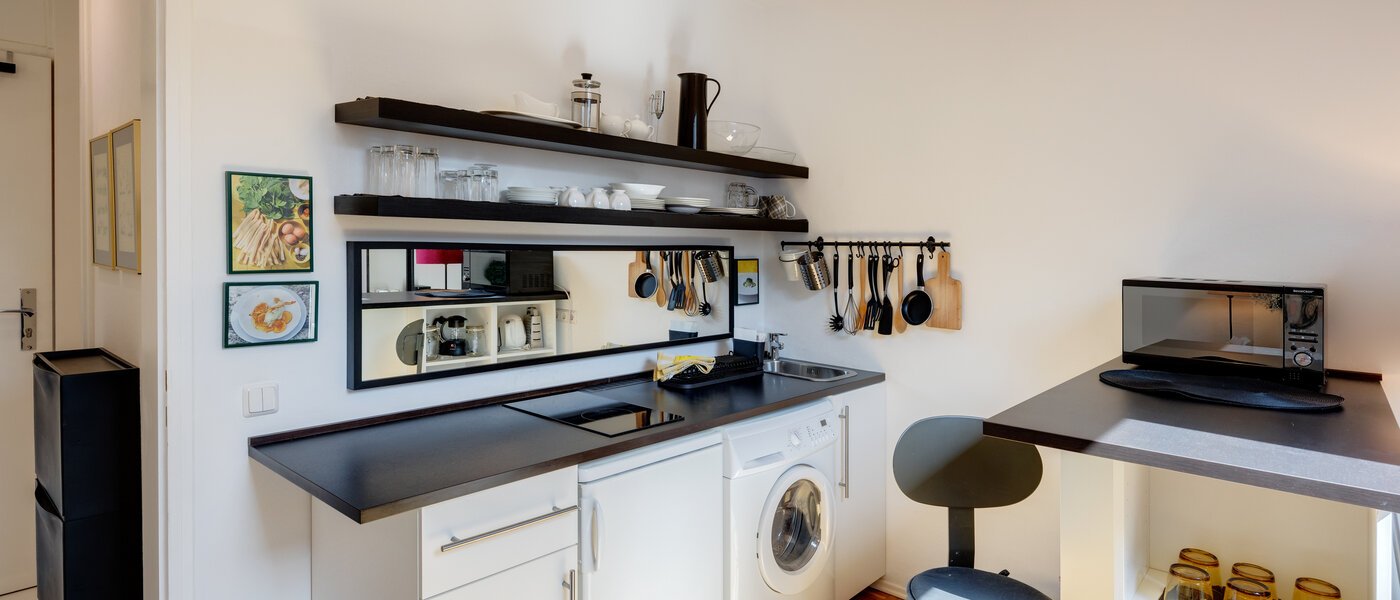 мансардная квартира Kreuth Weissach 01 кухня 12696