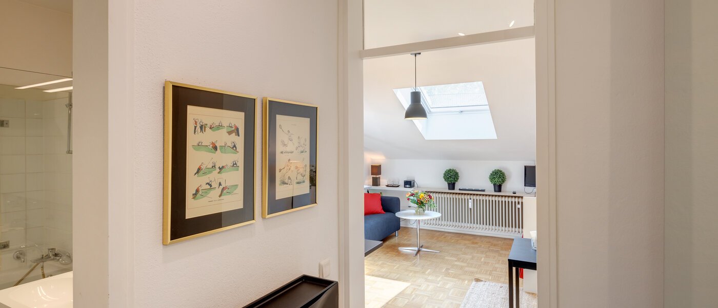 мансардная квартира Kreuth Weissach 02 коридор 12696