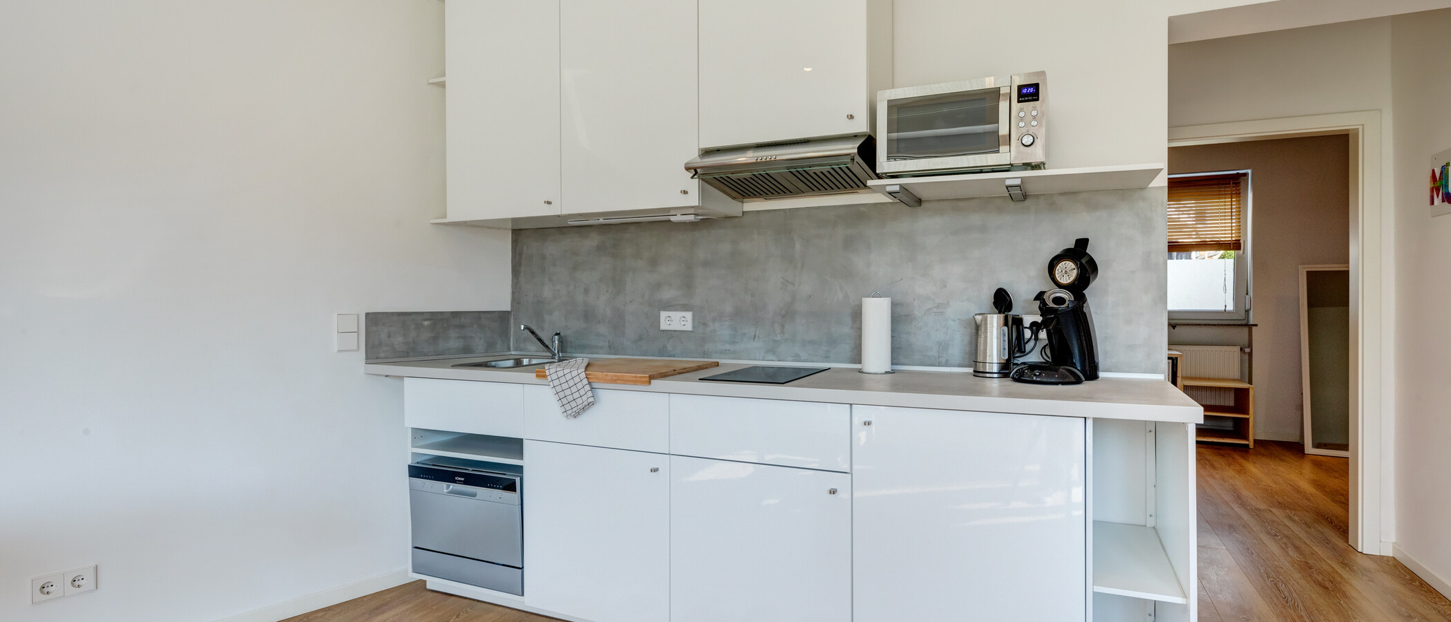 квартира с садом München Forstenried 01 кухня 12709