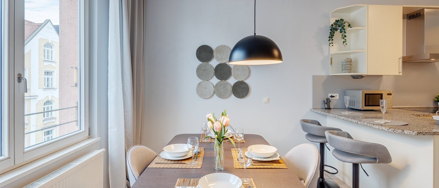 квартира München Maxvorstadt - Westen 02 кухня 12753