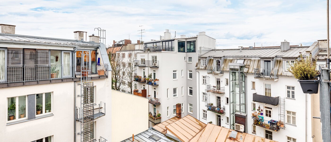 квартира München Maxvorstadt - Westen 01 вид из окна 12753