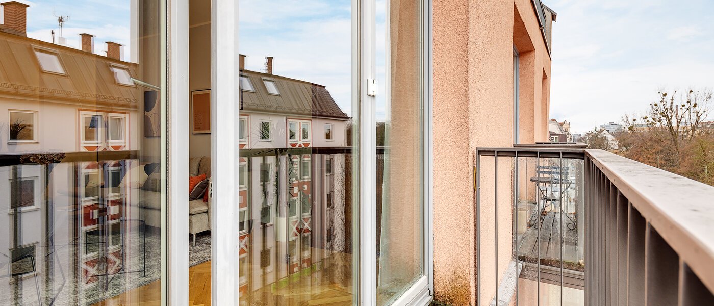 квартира München Maxvorstadt - Westen 02 2-ой балкон 12753