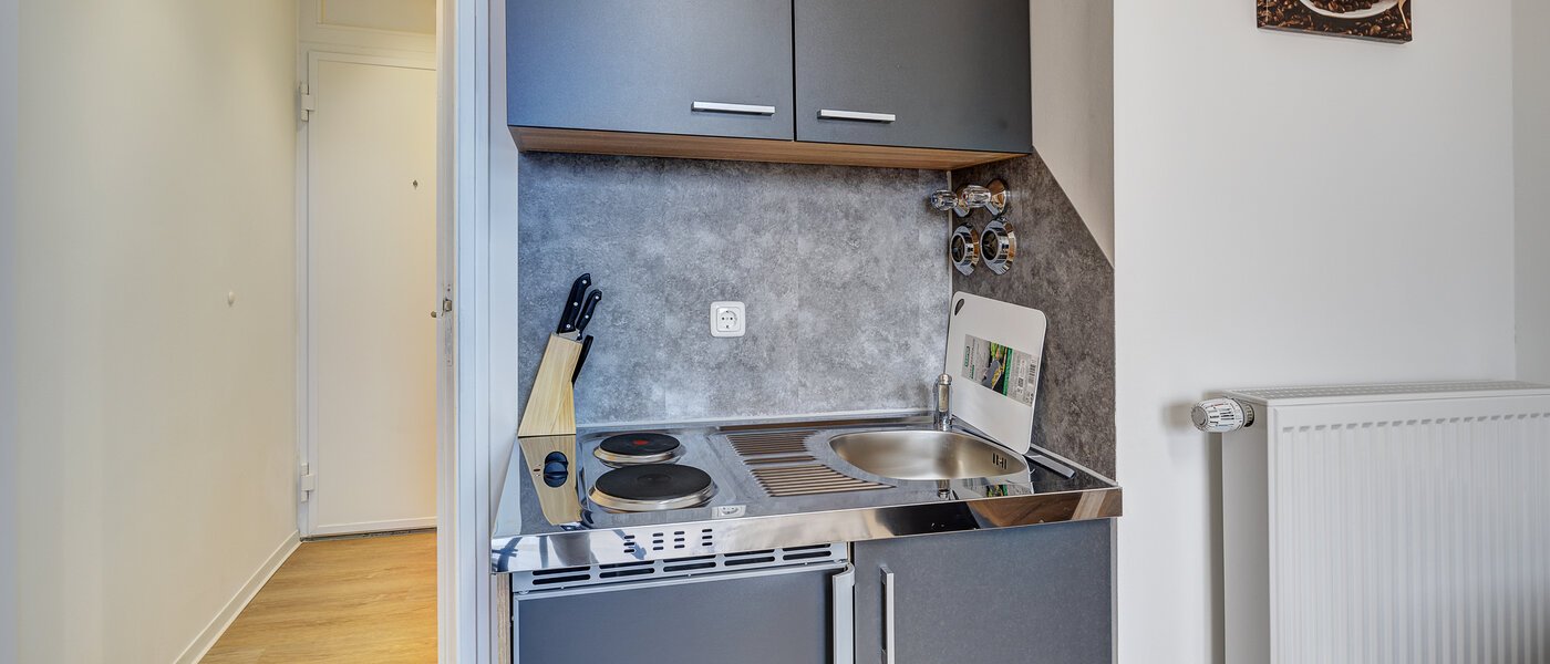 квартира München Maxvorstadt - Universitätsviertel 01 кухня 12790