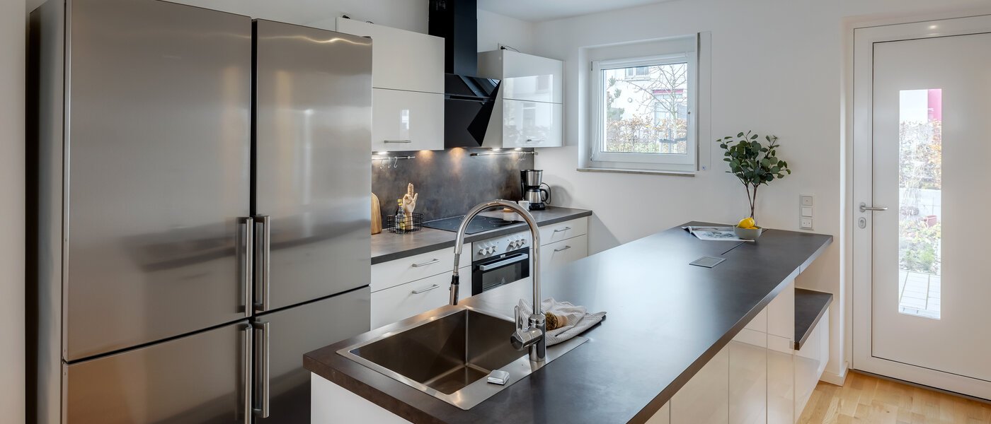 таунхаус München Schwabing - Domagkpark 02 кухня 12793