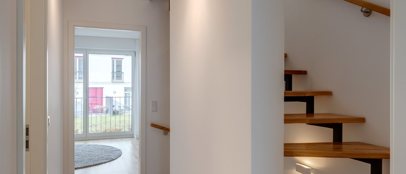 таунхаус München Schwabing - Domagkpark 06 коридор 12793