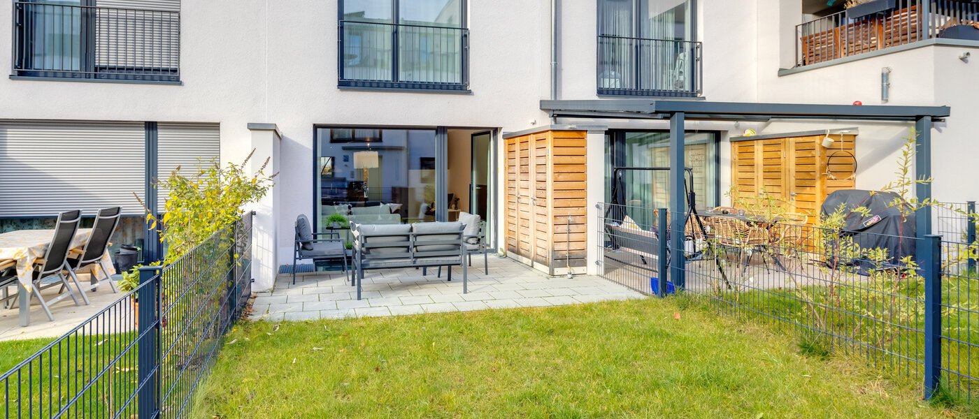 таунхаус München Schwabing - Domagkpark 02 терраса 12793