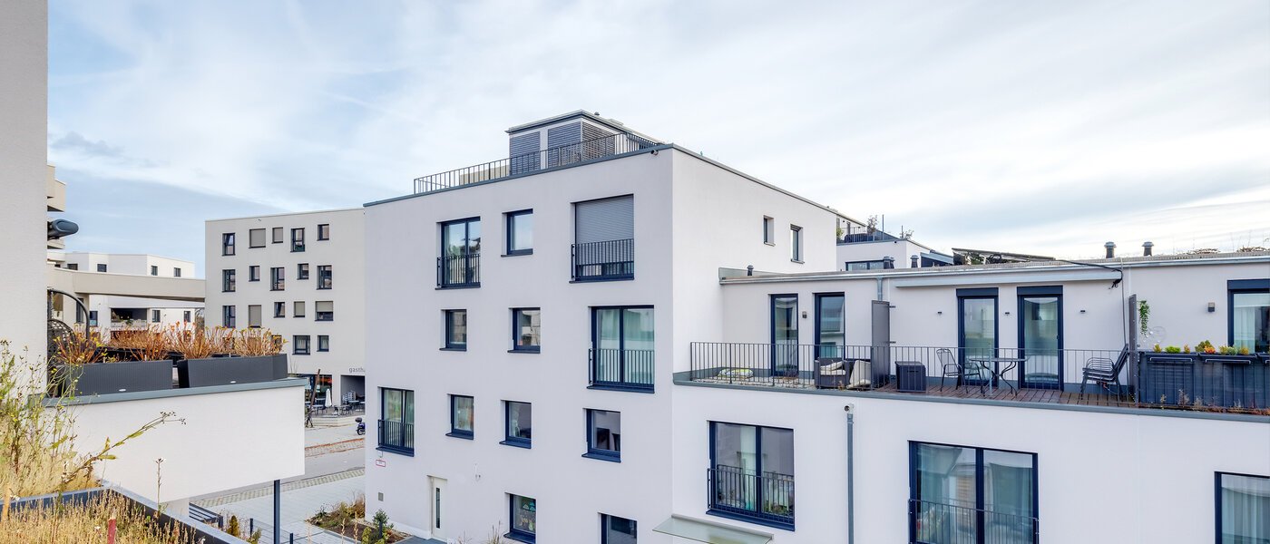 таунхаус München Schwabing - Domagkpark 01 вид из окна 12793