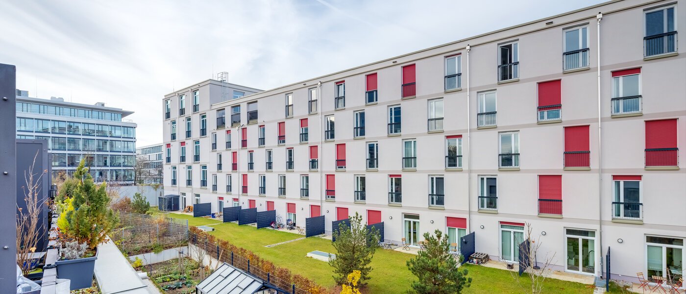 таунхаус München Schwabing - Domagkpark 03 вид из окна 12793