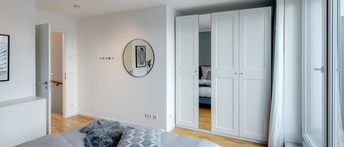 таунхаус München Schwabing - Domagkpark 04 1-я спальная комната 12793