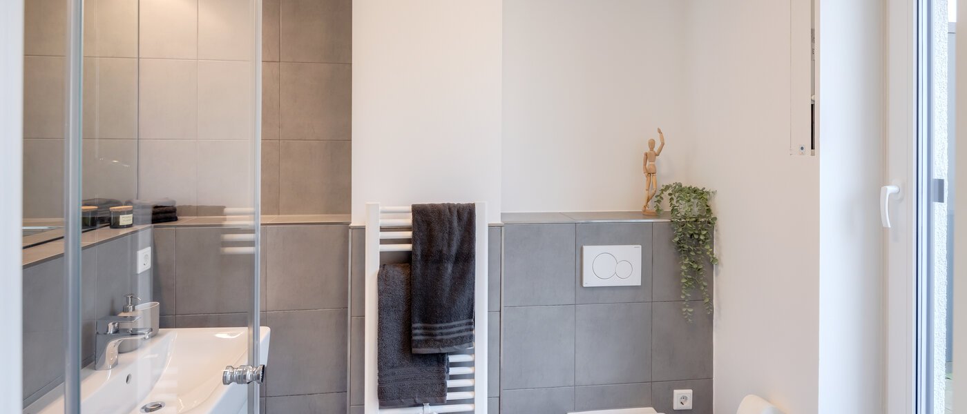 таунхаус München Schwabing - Domagkpark 01 1-я ванная комната 12793