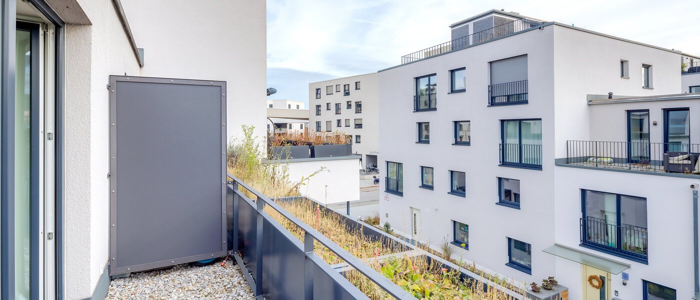 таунхаус München Schwabing - Domagkpark 02 1-я балкон 12793