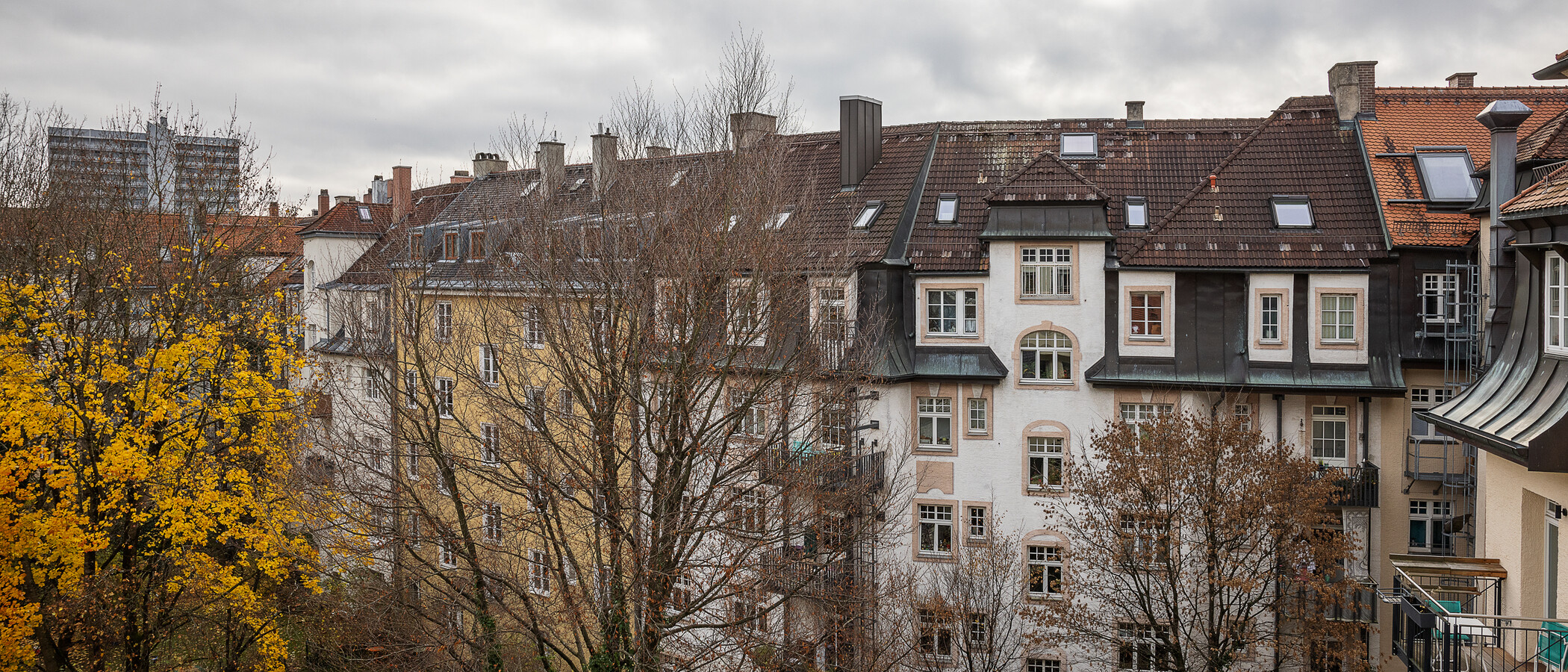 мансардная квартира München Thalkirchen 03 вид из окна 12801