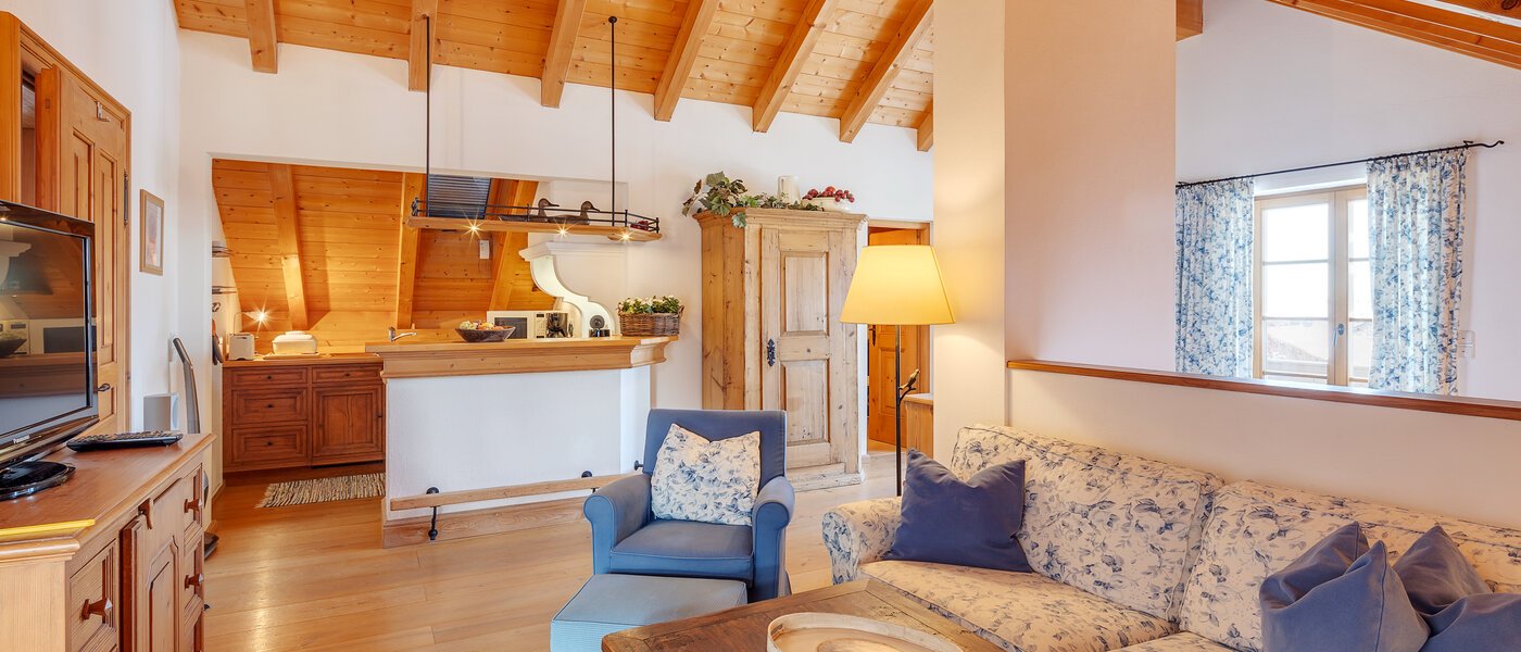 мансардная квартира Bad Heilbrunn 03 жилое пространство 12824