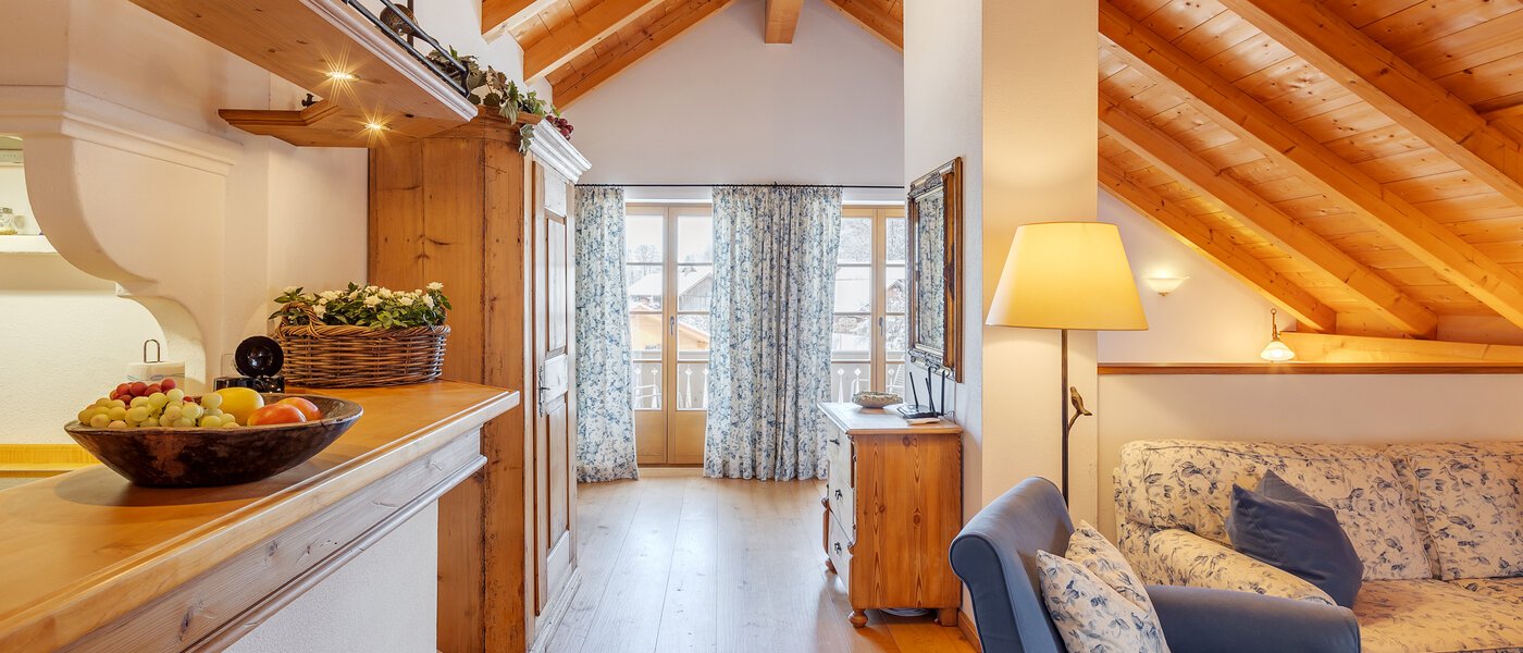 мансардная квартира Bad Heilbrunn 04 жилое пространство 12824