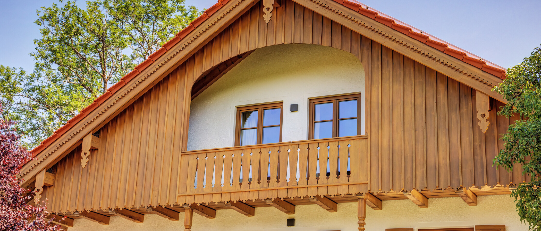 мансардная квартира Bad Heilbrunn 01 балкон 12826