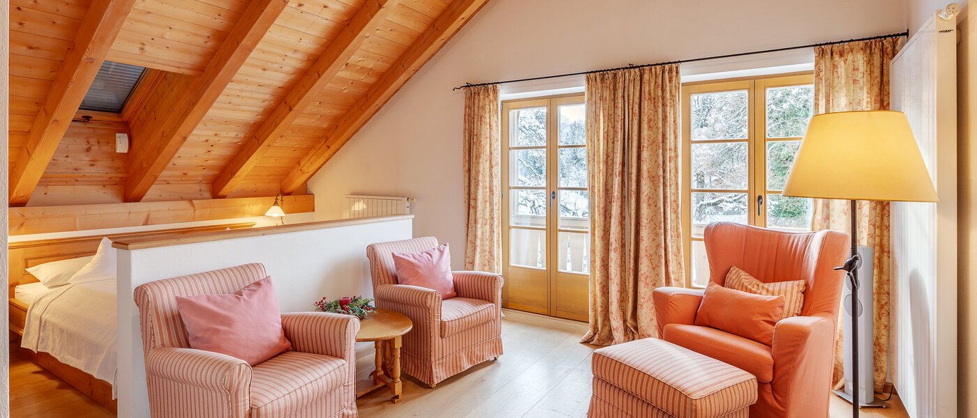 мансардная квартира Bad Heilbrunn 02 жилое пространство 12826