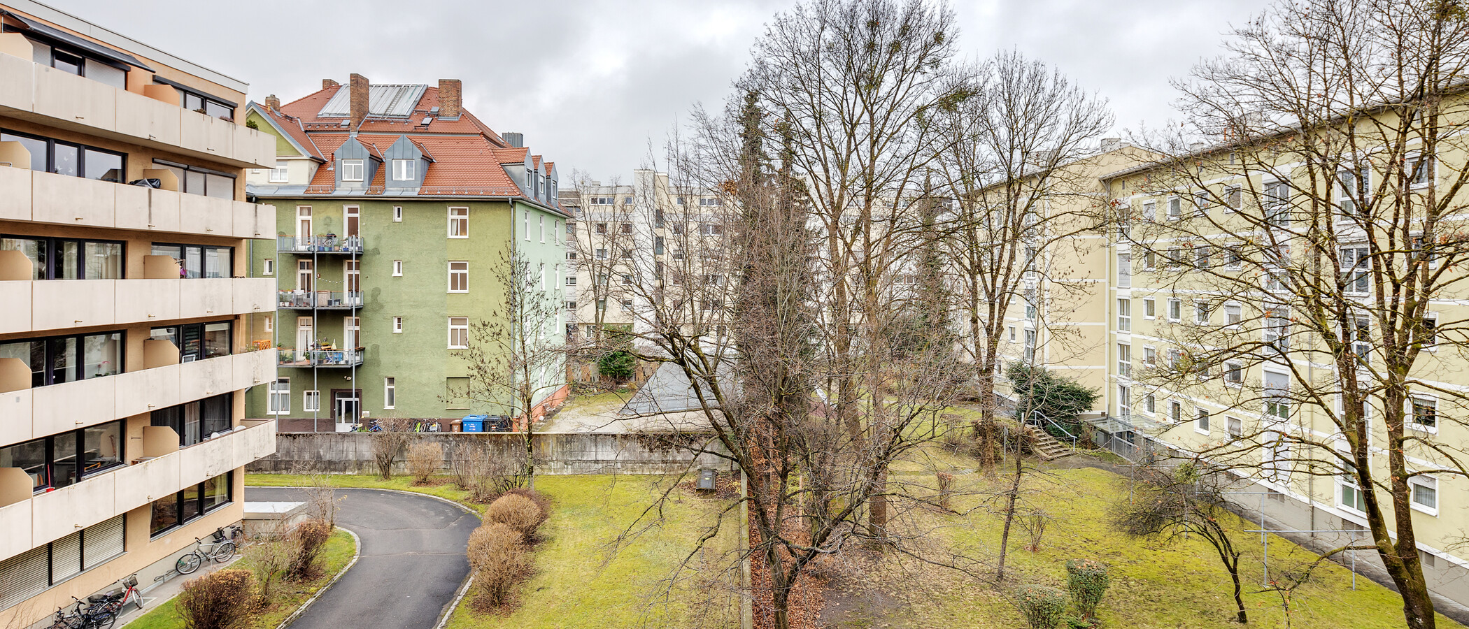 квартира München Neuhausen 01 вид из окна 12838